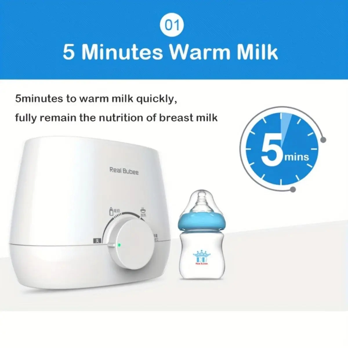 1PC Double Bottle Warmer And Heater Milk Warmer Liquid Thermostat 110V US Plug Bottle Insulator for Baby Formula Milk