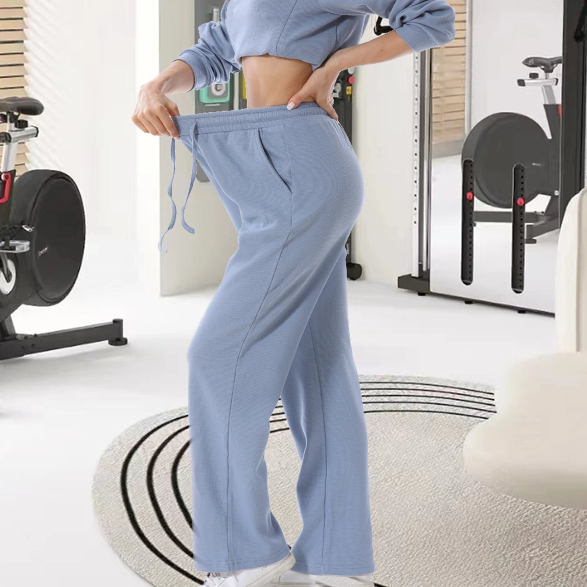 2025 New Maternity Clothes Wear Set Waffle Breastfeeding Sweater Hoodies Pregnancy Casual Tops for Pregnant Women Autumn Winter
