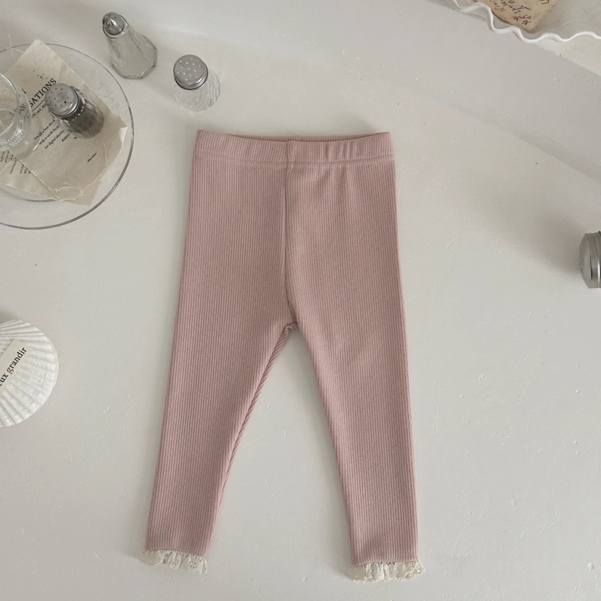 New Autumn Winter Children One Piece Leggings Kids Lace Warm Trousers Girls Baby Elastic Waist Slim Pants Baby Newborn Items Set