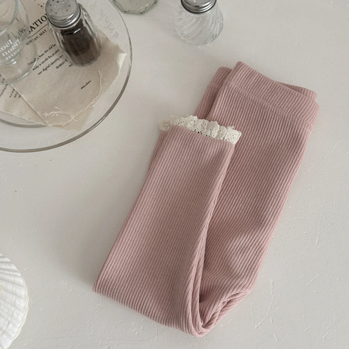 New Autumn Winter Children One Piece Leggings Kids Lace Warm Trousers Girls Baby Elastic Waist Slim Pants Baby Newborn Items Set