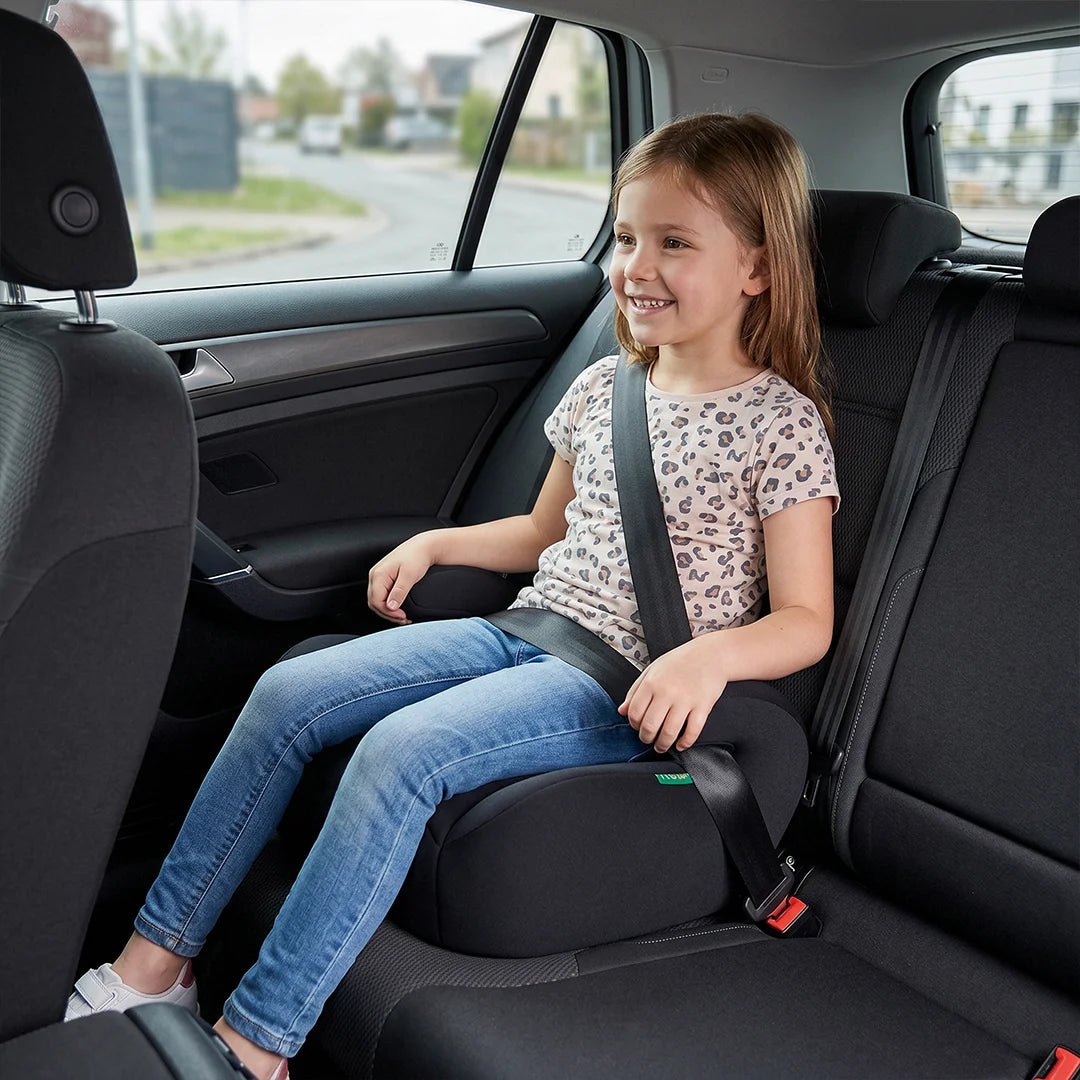 Lightweight Portable Backless Car Seat for Kids 4-12 Years Secure Belt Positioning Travel Booster Seat Comfortable for On-the-Go