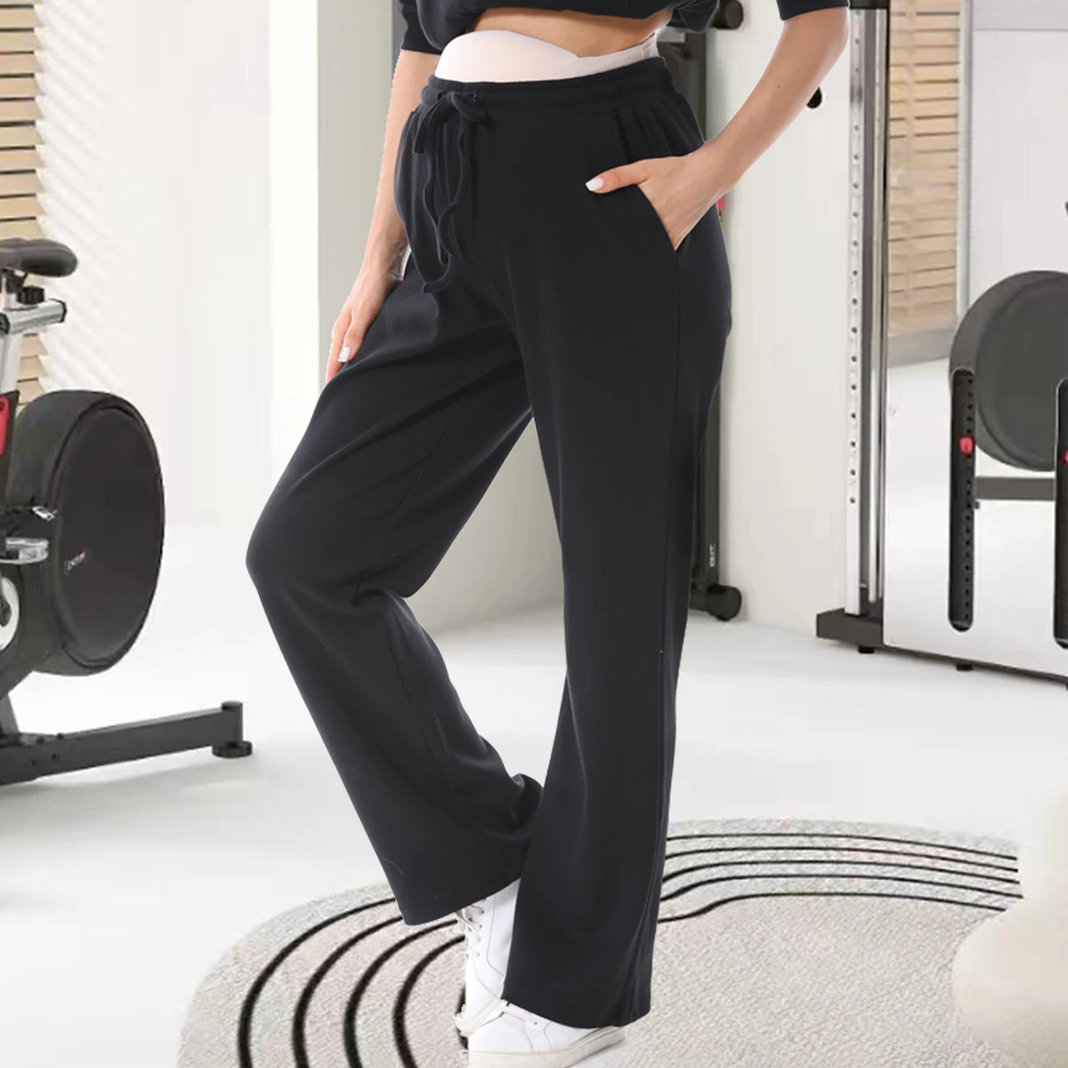 2025 New Maternity Clothes Wear Set Waffle Breastfeeding Sweater Hoodies Pregnancy Casual Tops for Pregnant Women Autumn Winter