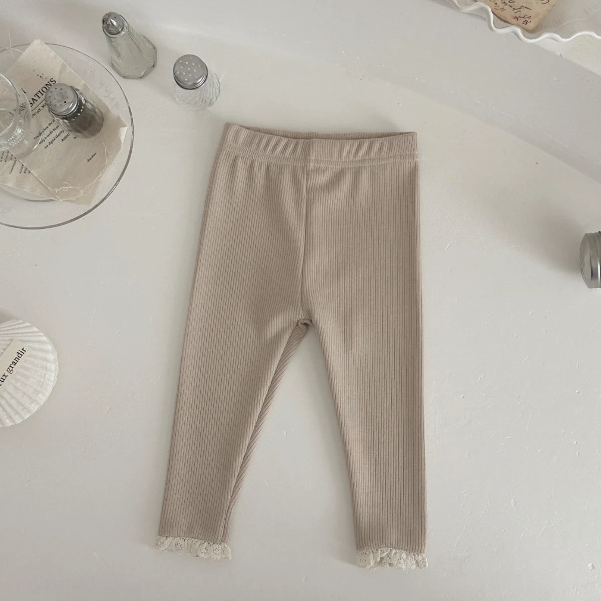 New Autumn Winter Children One Piece Leggings Kids Lace Warm Trousers Girls Baby Elastic Waist Slim Pants Baby Newborn Items Set