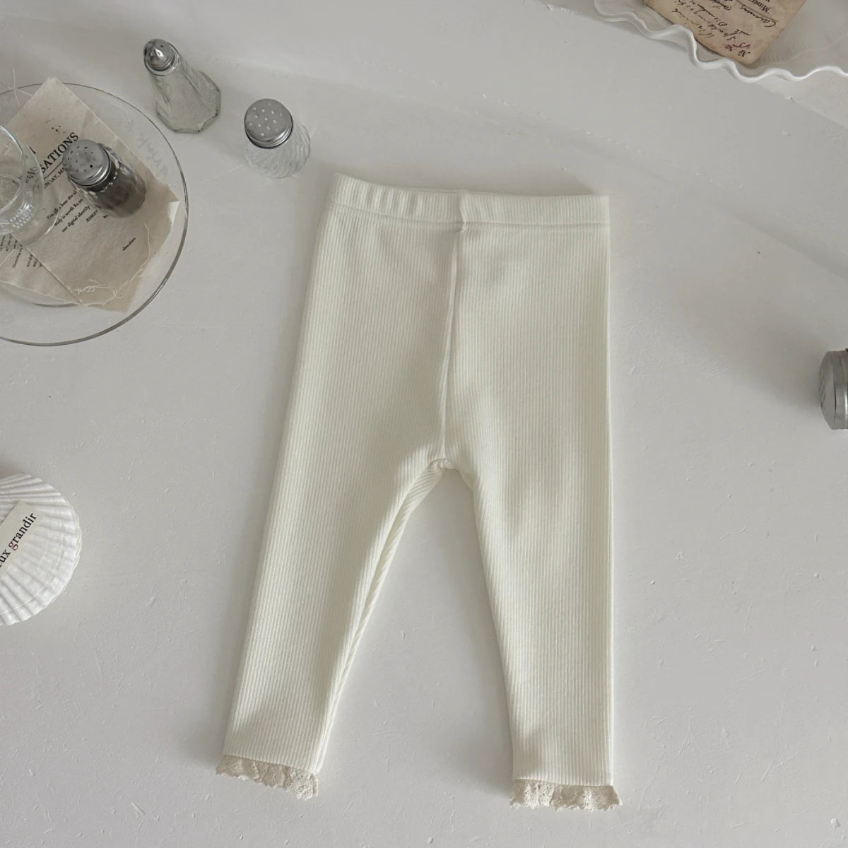 New Autumn Winter Children One Piece Leggings Kids Lace Warm Trousers Girls Baby Elastic Waist Slim Pants Baby Newborn Items Set