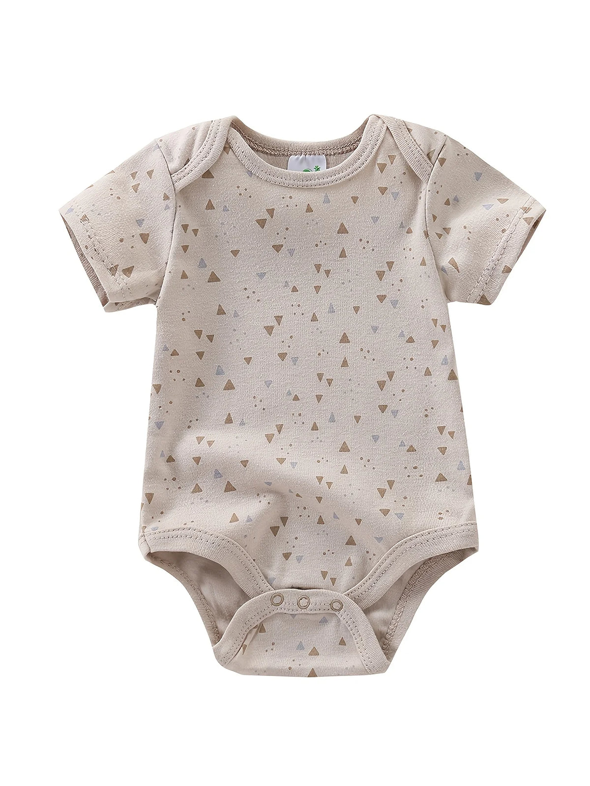 5pcs Newborn Baby Boy Short Sleeve Bodysuits, Cotton Cute Dinosaur Cartoon Rompers, Infant 1pc Jumpsuits, Round Neck Summer Outfits, Hospital Bag Essentials (Boys), Perfect for Outdoor