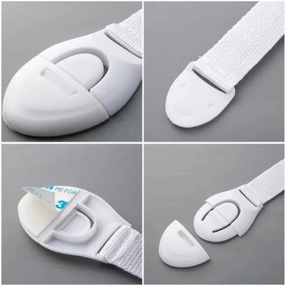 Child Safety Cabinet Lock Kids Security Protection Drawer Door Cabinet Lock Plastic Protection Baby Safety Door Lock